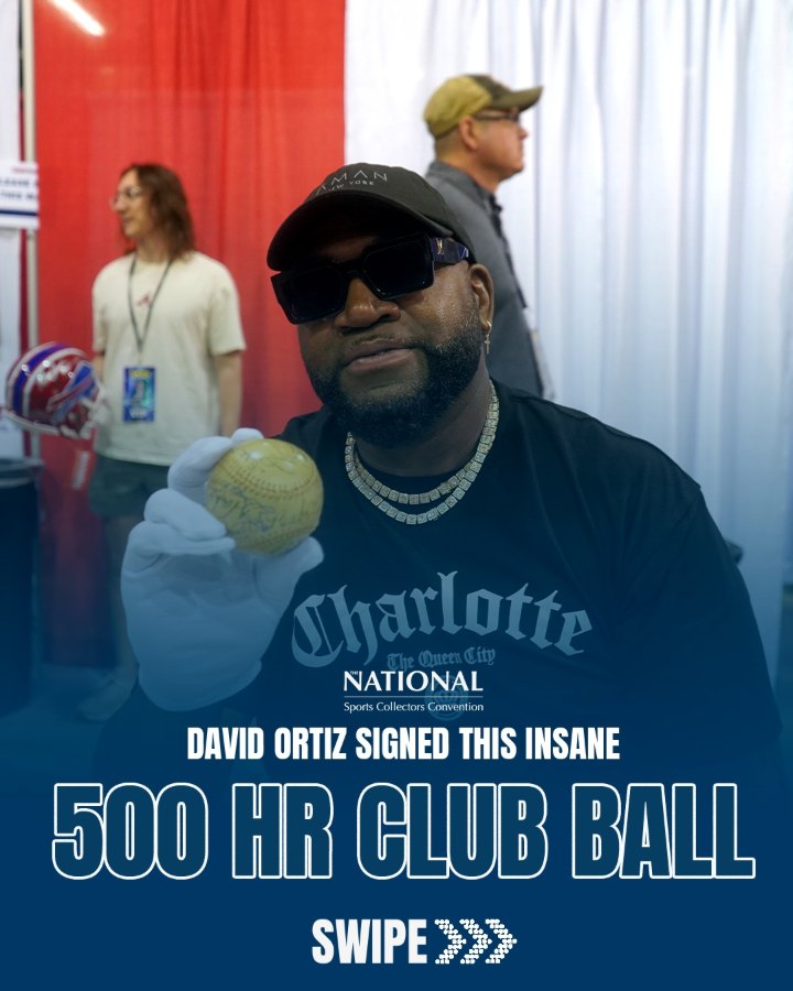 Graphic slide from an Instagram post by the National Sports Collectors Convention